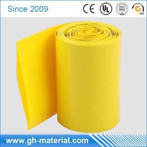 黄色着色された PVC 熱収縮スリーブ バッテリー ラップ